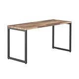 Vari Table 60x24 - Modern Computer Desk with Durable Laminate Finish and Slim Legs - Ideal for Gaming, Home, or Office - Stand-Alone Workstation or Corner Side Table - Reclaimed Wood