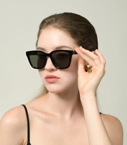 WANAKA URBAN CLASSIC Oversized Square Sunglasses for Women Men, Big Head Frame, TAC Polarized Lens, UV400 Protection, Unisex2