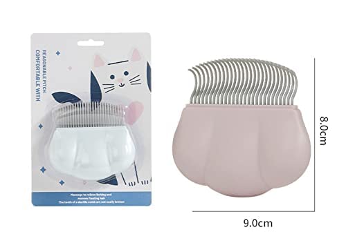 Taiyo Pluss Discovery® Shell Type Pet Comb for Grooming and Deshedding, Suitable for dogs, cats and other small animals (Size : 9 cm X 8 cm) (Colour May Vary) 3