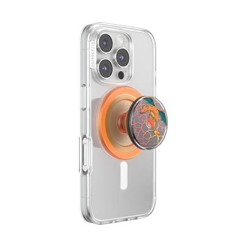 PopSockets Phone Grip for MagSafe Magnetic Holder Phone Stand Spinner - Charizard in Flight