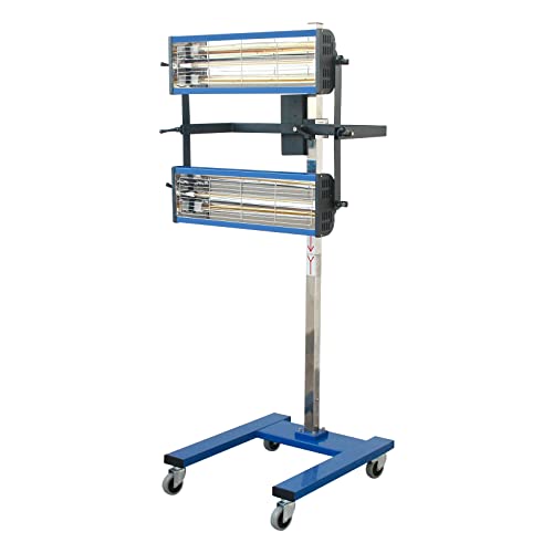 Pakowin Infrared Paint Curing Lamp, 2100W 110V Short Wave Infrared Paint Drying Light With Timer (1-60Min), Car Bodywork Repair Paint Dryer #TOP5