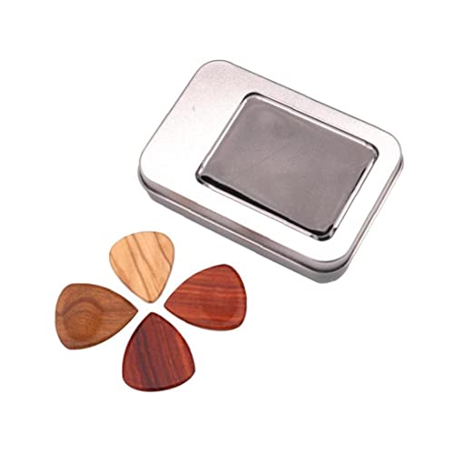 Luxylei Médiators de Guitare en Bois 1 boîte de médiators de Guitare avec boîte en Fer Ensemble de médiators de Guitare… - Les Beatles, Paul McCartney, John Lennon, RIngo Starr, George Harrison Luxylei Médiators de Guitare en Bois 1 boîte de médiators de Guitare avec boîte en Fer Ensemble de médiators de Guitare… – Image 4