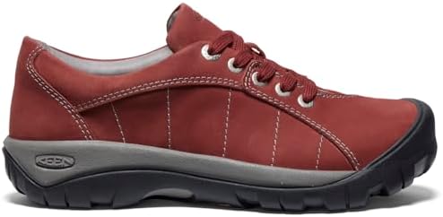 KEEN Women's Presidio Casual Comfortable Oxfords, Fired Brick, 9 | Image 1