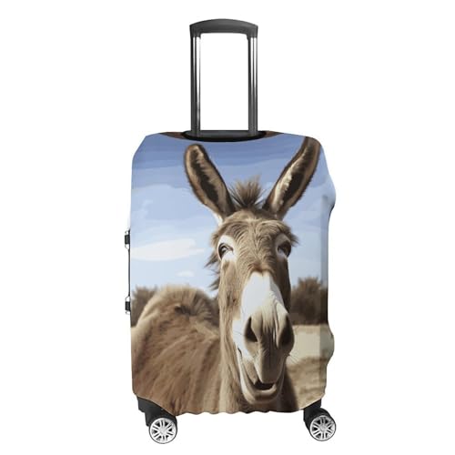 Funny Donkey Printed Luggage Cover Protector, Fits 18-32 Inch Luggage4