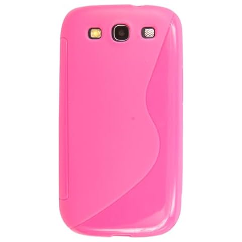 Samsung Galaxy S3 Pink Carbon Fibre Case Cover