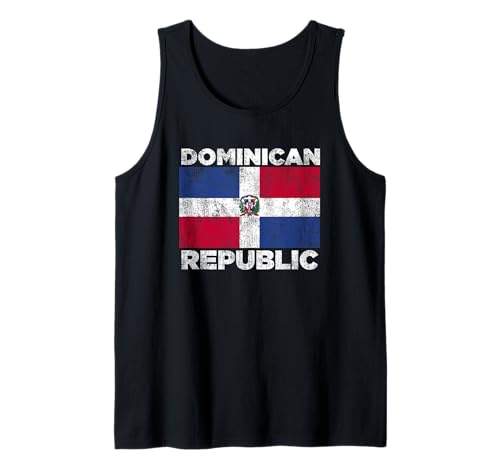 Republica Dominicana Bandera Coat of Arms Dominican Republic Tank Top