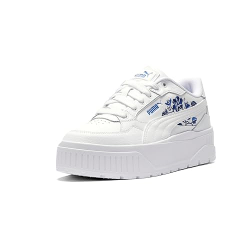 PUMA Womens Karmen Ii Idol Vintage Flowers Sneakers Shoes Casual - White - Size 10 M2