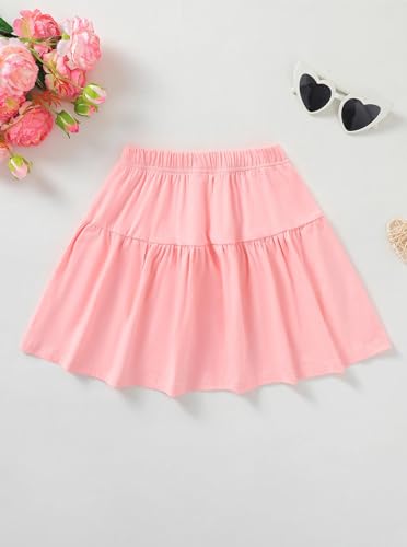 Image of Girls Pleated Skirts Cute Summer Graphic Casual Mini Tennis Skirts