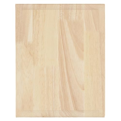 FINGERINSPIRE Unfertige Holztafel 25×19.8×1.6cm Rechteckige Holztafel Rechteckig