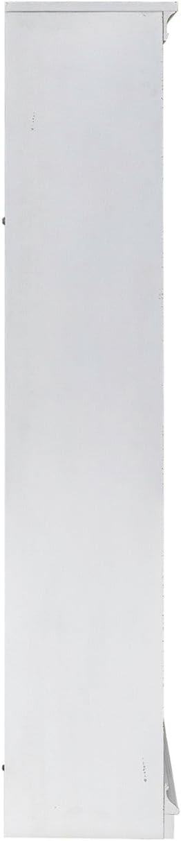 Liberty Furniture Magnolia Manor Stepped Bookcase Wall for Living Room Home Office Storage - Antique White & Weathered Bark