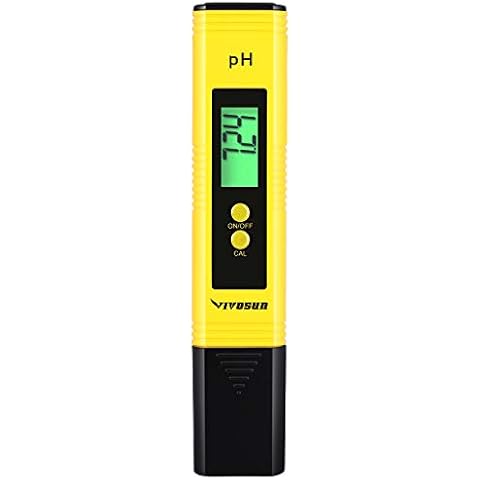 VIVOSUN Digital PH Meter for Water, 0.05ph High Accuracy Pen Type PH Tester for Hydroponics, Household Drinking, Pool and Aquarium Cover