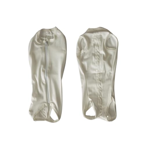 LUVY PET, Roupa Pós Cirúrgica Unissex UV Castração Cães Branca Tamanho:1