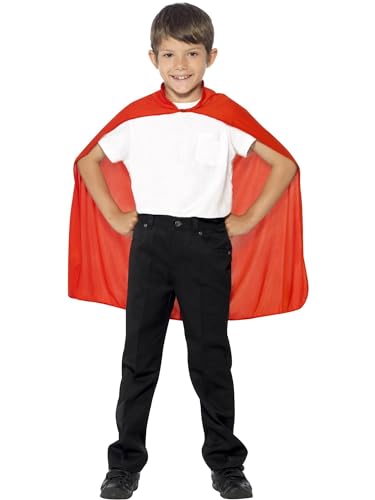 Smiffys Capa, vermelho, comprimento médio Halloween