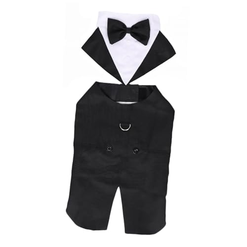 Disfraz formal de esmoquin para perro talla L