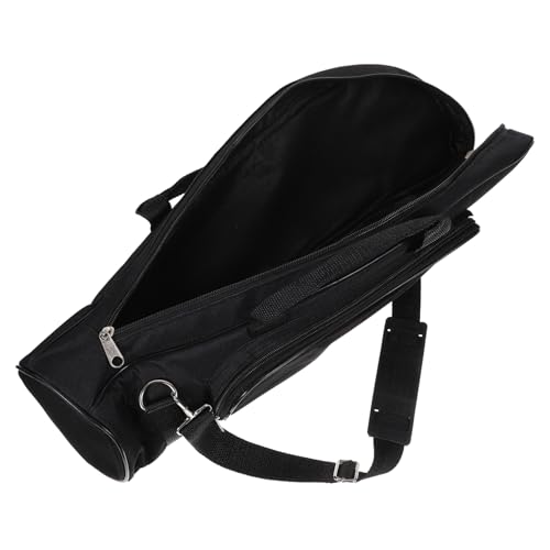 JEWEDECO ポータブルトランペットケース ブラック ラック付き ギグバッグ 高耐久オックスフォード素材 簡単持ち運び用