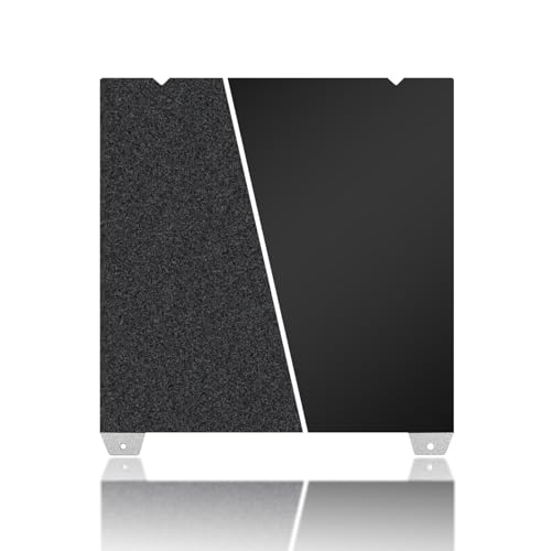 Image of 310x315mm Black Build Plate for K1 MAX /Ender 3 V3 Plus /CR-10 Smart /Smart Pro, Double Sided Textured PEI+Smooth PEI Flexible Spring Steel Platform Heated Printing Bed for Creality 3D Printer