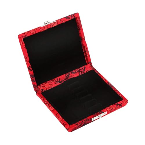 SUPVOX 1Pc Reed Box Durable Reed Holder for Secure Storage Red with Materials