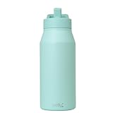 Welly 32oz Sports Cap | Vacuum Insulated & Infusing Stainless Steel Water Bottle | Triple Wall, Wide Mouth, BPA Free (Mint)