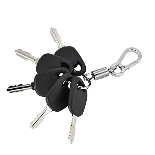 Congparts 5Pcs Ignition Key AM131946 AM135345 Compatible with John Deere Lawn Tractor X330 X350 X350R X354 X360 X370 X380 X384 X390 X394 X500 X520 X530 X534 X540 X570 X580 X584 X590 X710