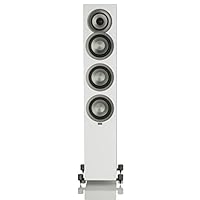 Elac Uni-FI Uf5 Floorstanding Speaker (Finished Satin White Cabinet, Single) (FS U5-SW)