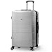 LUGG 24 Inch Jetset Suitcase Hard Shell Case 4 Wheel Travel bag Lightweight ABS Material with TSA Lock Approved for Travel with easyJet, British Airways, RyanAir, Virgin Atlantic, Emirates(67x44x26cm)