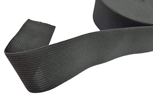 Cordino Elastico Nero 2,5 Mm – 100 Metri, Per Cucito, Braccialetti, Abbigliamento, Lavori Artigianali, Resistente E Flessibile Elastico Nero Per Abbigliamento Accessori