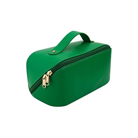 Zeroall Reise Kosmetiktasche Damen Schminktasche, Groß Kapazität Make Up Tasche Wasserdichter PU Organizer Tasche Federmäppchen Cover