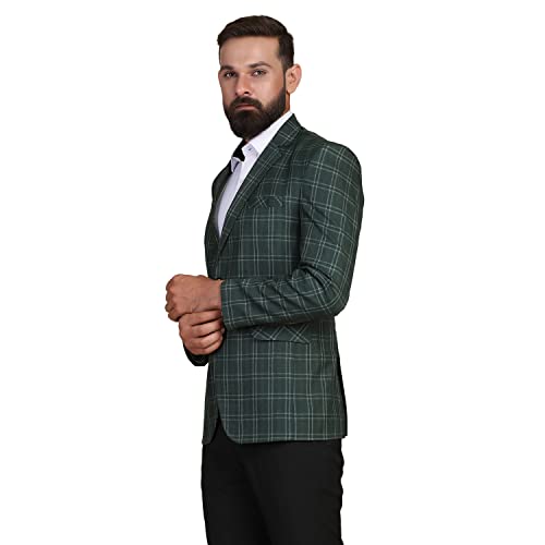 Image of TAHVO Grey Notched Lapel Blazer with Hanky