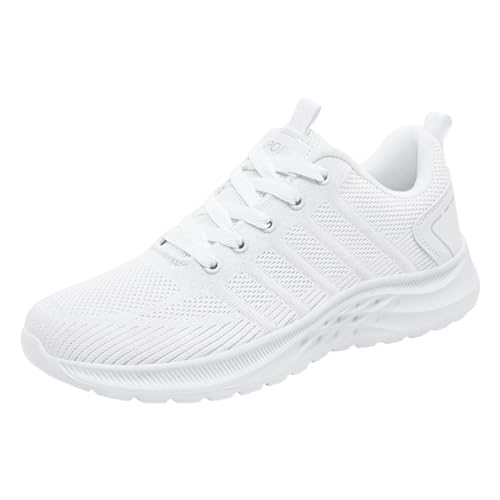 Men Sports Shoes Fashionable Couple Style and Solid Color Thick Bottomed Flat Mesh Breathable Sneaker Crease Shield Men