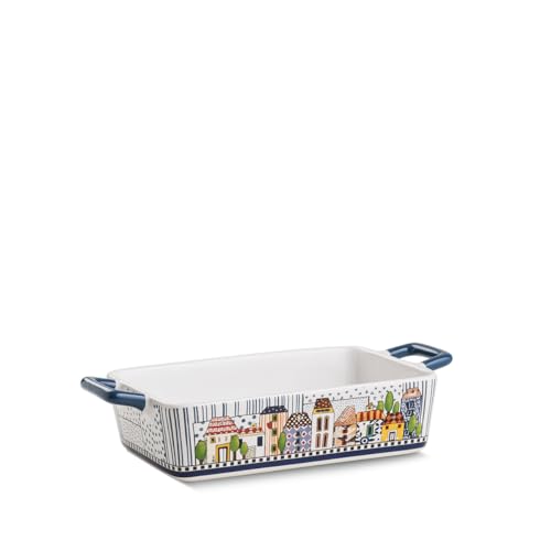 EGAN Pirofila da forno Paese Mio colore Blu 24,5×13 cm