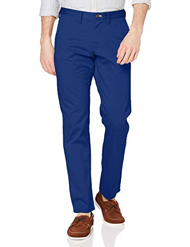 GANT Regular Twill Chino Pantalón de Vestir, Azul nítido, 40W/32L para Hombre