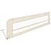 Infantastic® Bettgitter für Kleinkinder - Klappbar, Tragbar, Faltbar, 100/42cm, Beige - Rausfallschutz, Babybettgitter, Kinderbettgitter, Bettschutzgitter