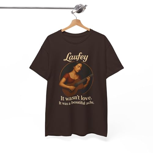 Laufey Merch T-Shirt – 100% Cotton Tee, Fabric 5.3 oz/yd², Soft & Stylish Fan Gift2