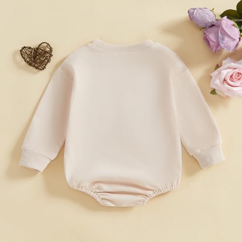 Honganda Baby Boy Girl Mardi Gras Romper Sweatshirt Letters Embroidered Bubble Onesie Fall Carnival Festival Holiday Outfit4