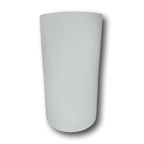 Image of Eagle 1 Aluminum /Vinyl Siding Coil (Multiple Sizes) Each Roll Includes Free 1.25 inch Matching Stainless Steel Trim Nails - Fascia Cover- Aluminum Flashing Roll (8 inch x 50 FT, Pearl Grey)