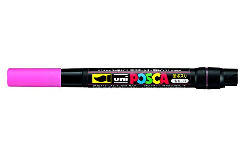 Uni-Ball Posca Brush - rosa, confezione da 5