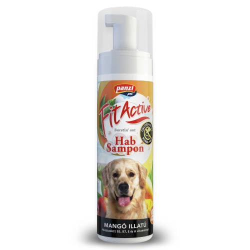 FitActive - Champú para perros - Champú seco - Espuma seca - Fragancia Mango 200 ml