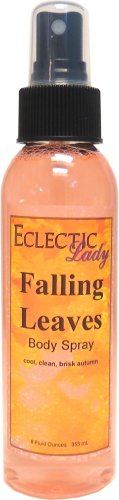 Eclectic Lady Falling Leaves Body Spray, Double Strength, 4 ounces, Body Mist for Women with Clean, Light & Gentle Fragrance, Cologne with Soft, Subtle Aroma For Daily Use