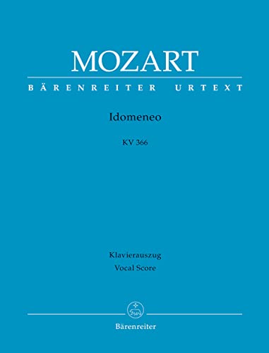 Mozart: Idomeneo, K. 366 (Vocal Score)