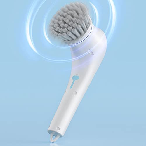 Electric Brush Cordless Handheld Electric Spin Scrubber with 5 Brush Heads for Home - Image 7