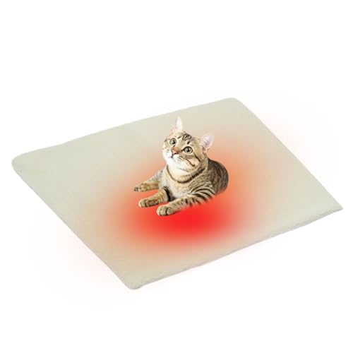 KARELLS Manta térmica Gato,Autocalentado Manta Gatos,Cojín de Calor,Manta termica,Manta para Mascotas,Manta autocalentable...