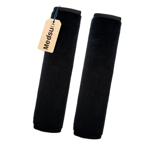 Medsuo 2 Pack Universal Car Seat Belt Cover Pads Soft Comfortable Cushion