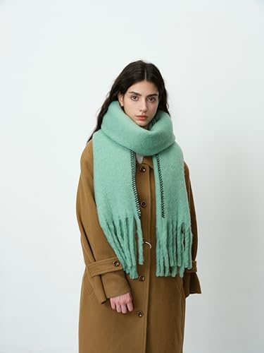 Soft Cashmere Feel Scarf Soft Winter Scarves for Women Long Shawl Large Scarf Cold Weather Thick Blanket Shawl Wrap3