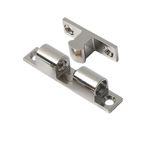 Loquet à double rouleau en cuivre pour stabiliser les meubles de cuisine et placards