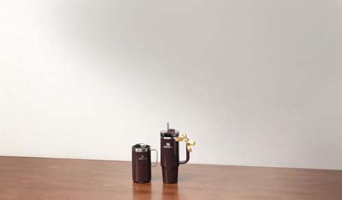 Image of STANLEY Quencher H2.0 Tumbler with Handle and Straw 40 oz | Flowstate 3-Position Lid | Cup Holder Compatible for Travel | Insulated Stainless Steel Cup | BPA-Free | Mahogany Gloss