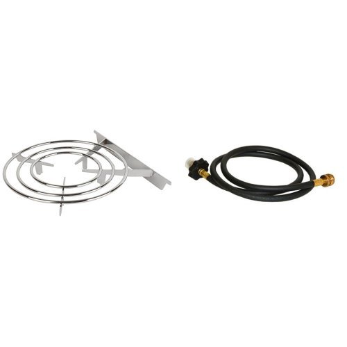 Coleman Roadtrip Swaptop Stove Grate and Coleman 5 Ft. High-Pressure Propane Hose and Adapter Bundle