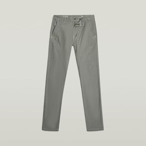 G-STAR Herren Bronson 3.0 Slim Chino, Mehrfarben (gs Grey/Milk Dobby D26336-D921-H061), 36W / 36L – Ansicht 4