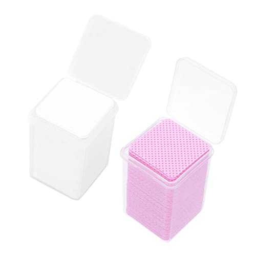 Mikinona Compact 200pcs Cleaning Pads for Glue Removal for Salons Cosmetology Schools