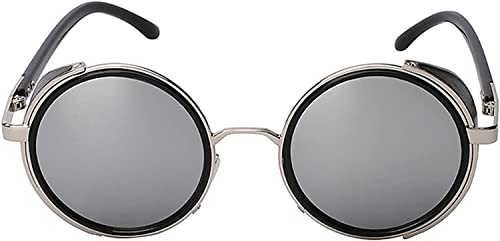 Image of OWL Steampunk Vintage Retro Round Circle Gothic Hippie Colored Plastic Frame Sunglasses Colored Lens