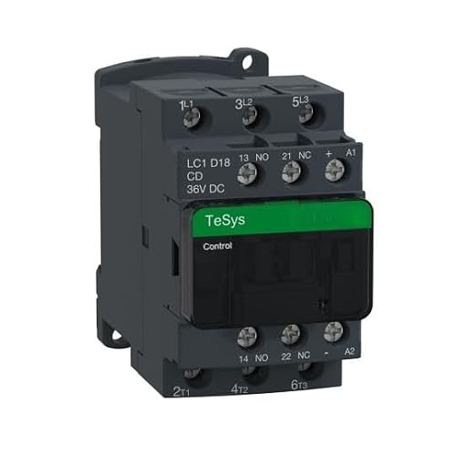 YAPOLQTNM LC1D18CD DC Contactor 3P 3NO LC1-D18CD 18A 36V Coil